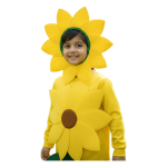 Kids Sunflower Costume – Cute Flower Fancy Dress Outfit - Image 2