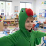 Green Parrot Costume for Kids – Bird Animal Fancy Dress | Buy Online in Pakistan | Zat Costume