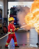 Firefighter Costume for Kids – Hero Fancy Dress | Buy Online in Pakistan | Zat Costume - Image 4