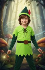 Peter Pan Costume for Kids – Storybook Fancy Dress | Buy Online in Pakistan | Zat Costume - Image 2