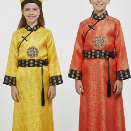 Chinese Boy & girl Costume for Kids – Traditional Chinese Fancy Dress for School Events & Cultural Day in Pakistan | ZAT Costume