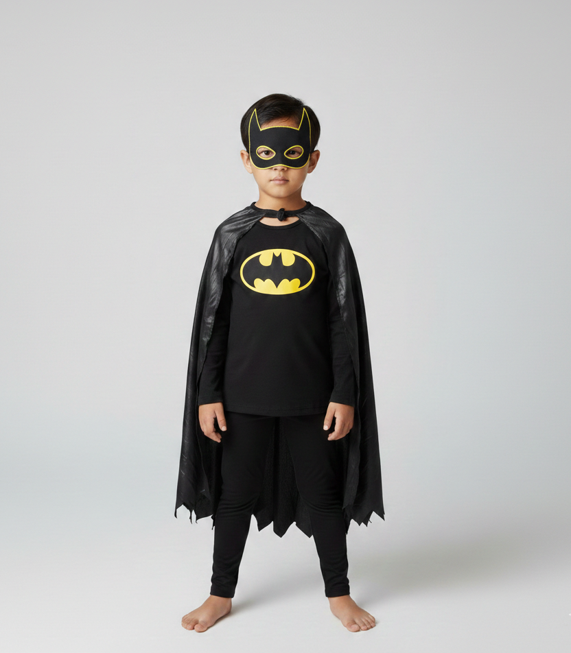 rn-image_picker_lib_temp_2535bed8-f6e4-4238-a32d-2a0f7b44bfdf.png Batman Costume for Boys – Superhero Fancy Dress in Pakistan | ZAT Costume - Image 1