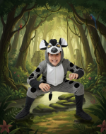 Hyena Costume for Kids – Wild Animal Fancy Dress | Buy Online in Pakistan | Zat Costume - Image 4