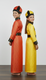 Chinese Boy & girl Costume for Kids – Traditional Chinese Fancy Dress for School Events & Cultural Day in Pakistan | ZAT Costume - Image 2