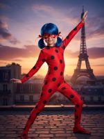 Kids Miraculous Ladybug Costume – Superhero Fancy Dress Outfit