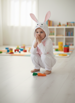 Rabbit Costume for Kids – Cute Bunny Fancy Dress | Buy Online in Pakistan | Zat Costume - Image 3