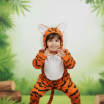 Kids Tiger Costume – Wild Animal Fancy Dress Full Body Outfit