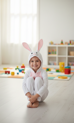 Rabbit Costume for Kids – Cute Bunny Fancy Dress | Buy Online in Pakistan | Zat Costume - Image 2